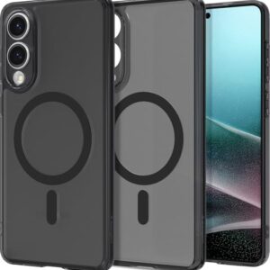 Spigen Ultra Hybrid MagFit for Samsung Galaxy S25 Edge Case, Galaxy S25 Edge Back Cover (2025) - Frost Black