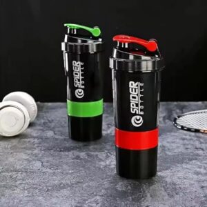 MOBONE Pack of 2 Shaker and Sipper Bottle| 100% Food Grade Material| BPA Free |ECO Friendly| Protein Shaker Bottle 500 Ml Gym Shaker Bottle Gym Shaker (Multicolor)