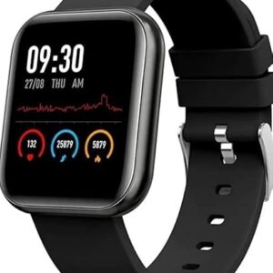 MECHIP Smart Watch for Boys 9-12 Years Old, Kids Men Women Girls ID116 Bluetooth Smart Band for Android & iOS Devices Touch Screen Fitness Tracker Pedometer Sleep Monitor - Black
