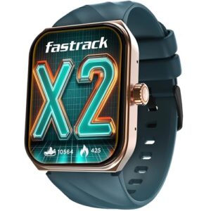 Fastrack Limitless X2 Smart Watch, 1.91" UltraVU with Rotating Crown, 60 Hz Refresh Rate, Advanced Chipset, SingleSync BT Calling, 100+ Sports Mode & Smartwatch Faces, IP68