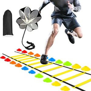 ServeuttamSports Super Speed Agility Ladder for Track and Field Sports Training 4 Meter (Speed Training Combo)