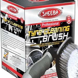 Sheeba Sctcb10 Tyre Cleaning Brush (Black & Grey)