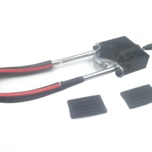 ZX200 Computerised Wave Key Bike Lock | Heavy-Duty Wheel Lock For All Bikes & Scooters | Anti-Theft Security Lock | Universal Motorcycle & Two-Wheeler Protection,Black