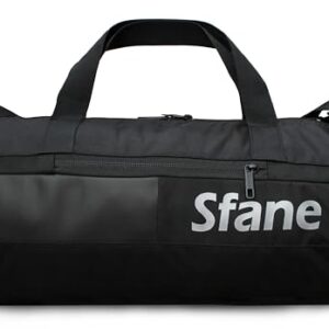 Sfane Gym Bags for Men Sports Gym Bags for Women Unisex Duffle Bag for Gym for Carry & Travel Adjustable Gym Duffel Bag Sports Bag - Black & Grey
