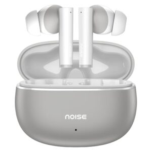 Noise Newly Launched Buds VS501 in-Ear Truly Wireless Earbuds with 50H of Playtime, Quad mic ENC, 10mm Driver, Dual Device Pairing, Dual Color Tones, BT v5.3 (Ivory Grey)