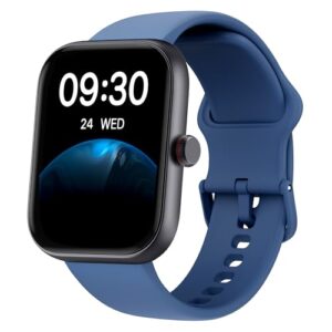 TOOBUR Smart Watch for Men Women, Alexa Built-in, Answer/Make Calls, 1.91" HD Screen Fitness Watch, IP68 Waterproof, 100 Sports, Heart Rate Monitor, Sleep Tracker, Compatible Android iOS, Blue