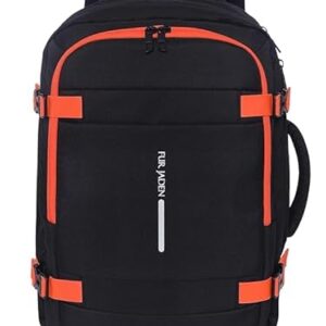 FUR JADEN 40L Weekender Travel Laptop Backpack with Anti Theft Pocket, Organizer, 15.6 Inch Padded Laptop Sleeve and Dual Handles (Black Grey)