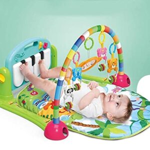 Spiyat Colorful Plastic Kick and Play Musical Keyboard Mat Piano Baby Gym and Fitness Rack Kid Toy (Multi)