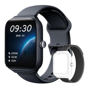 TOOBUR Smart Watch for Men Women Alexa Built-in, 1.95" Fitness Tracker with Answer/Make Calls, IP68 Waterproof/Heart Rate/Sleep Tracker/100 Sports, Fitness Watch Compatible Android iOS