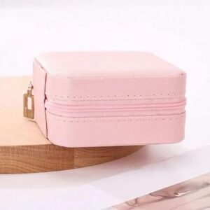 SIDHI SHREE Pink Jewellery Organiser for Women – Pack of 1 – Compact and Trendy Storage Case for Wedding, Birthday Gift & Travel Use – Jewellery Box