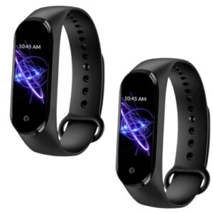 Drumstone (𝟐𝟎 𝐲𝐞𝐚𝐫𝐬 𝐰𝐚𝐫𝐫𝐚𝐧𝐭𝐲) M4 Activity Band with Real-Time Heart Rate, Sport Modes, Bluetooth Sync & Color Display for Daily Fitness Tracking-(𝗕𝘂𝘆 𝟭 𝗚𝗲𝘁 𝟭)