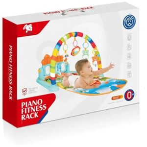 Baby Gym mat Kick and Play Multi-Function ABS High Grade Plastic Piano Baby Gym and Fitness Rack Products Pack of 1
