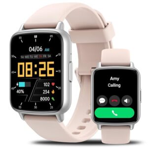 Smart Watches for Women Men with Call - Fitness Trackers with 24-Hour Heart Rate SpO2 Sleep Monitor iP68 Waterproof 100+ Sport Mode Watches for Women gift Compatible with iPhone Android Phones