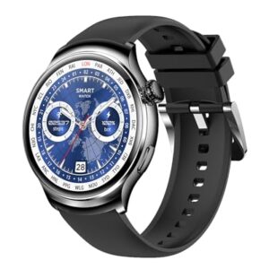 Airfish Smart Watch with bluetooth calling Compatible with Android & iOS, 1.52 inch touch screen Smartwatches for men and women Fitness Tracker with Heart Rate Monitor,Black