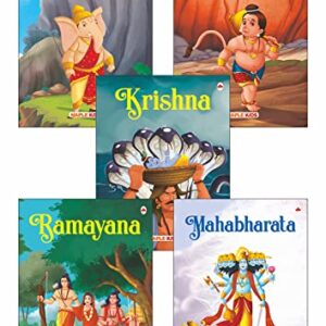 My First Mythology Tale (Illustrated) (Set of 5 Books) - Mahabharata, Krishna, Hanuman, Ganesha, Ramayana - Story Book for Kids [Paperback] Maple Press
