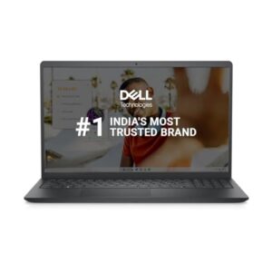 Dell 15 Thin & Light Laptop, 13th Gen Intel Core i3-1305U Processor, 8GB DDR4, 512GB SSD, 15.6" (39.62cm) FHD 120Hz 250 nits, Intel UHD Graphics, Windows 11 + MSO'21, 15 Months McAfee, Black, 1.66kg