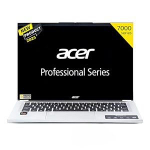 acer Travel Lite 14[New Launch], AMD Ryzen 3-7330U, 16GB RAM, 512GB SSD, 14inch Full HD, UHD Graphics, Premium Metal Body, Windows 11 Pro, MSO 21, 1.34KG, TL14-42M, Thin & Light Laptop