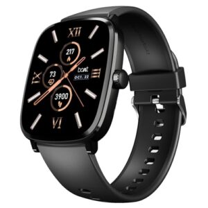 boAt Ultima Regal w/ 2.01”(5.10 cm) Crystal-Clear AMOLED Display, 1000 NITS Brightness,Premium Metal Body, Functional Crown, 100+ Sports Modes, Fitness Smart Watch for Men & Women (Active Black)