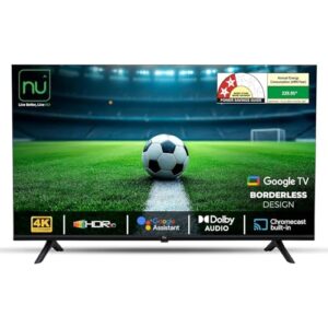 NU 139 cm (55 Inches) New 2025 Borderless Series 4K UHD Smart Google TV LED55UGNX