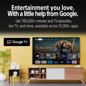 Sony BRAVIA 3 Series 139 cm (55 inches) 4K Ultra HD AI Smart LED Google TV K-55S30B (Black)-3 Years Warranty for Limited Period