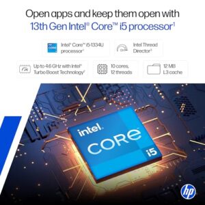 HP 15, 13th Gen Intel Core i5-1334U (16GB DDR4, 1TB SSD) FHD, Anti-Glare, Micro-Edge, 15.6''/39.6cm, Win11, M365(1yr)* Office24, Silver, 1.59kg, FD0552TU, Iris Xe, FHD Camera w/Shutter, Backlit Laptop