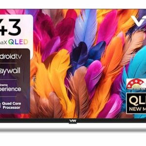 VW 109 cm (43 inches) OptimaX Series Full HD Smart QLED Android TV VW43AQ1