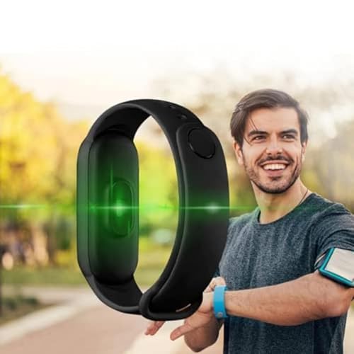 Techking 15 YEARS WARRANTY M10 Fitness Band with OLED Display β Waterproof Health Tracker for Real-Time Heart Rate, Blood Pressure, Sleep & Calorie Tracking, Perfect for Men & Women - Image 7