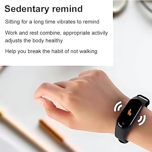 Techking 15 YEARS WARRANTY M10 Fitness Band with OLED Display β Waterproof Health Tracker for Real-Time Heart Rate, Blood Pressure, Sleep & Calorie Tracking, Perfect for Men & Women - Image 9