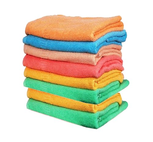 Space Fly Pure Cotton Hand Towel Set of 2 | 500 GSM Face Towel for Men | Special Diwali Gifts for Great Indian Festival Sale | Diwali Lights Color Small Towel - Image 5
