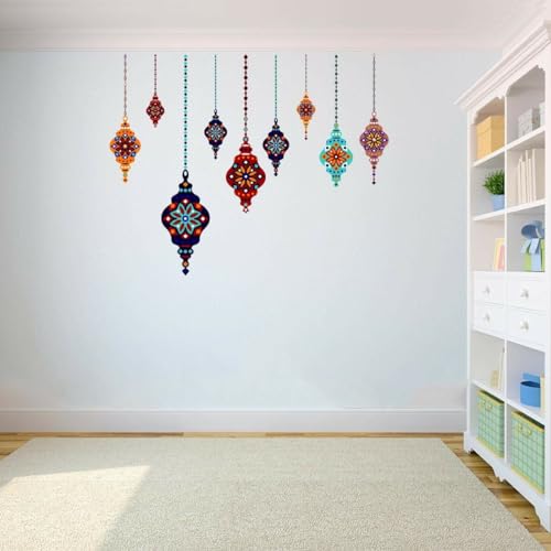 GADGETS WRAP Vinyl Diwali Wall Sticker| 90x58 cm| Multicolor - Image 2