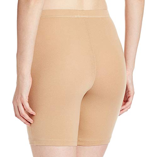 Bollar Cotton Casual Beige Solid Cycling Shorts - Image 2