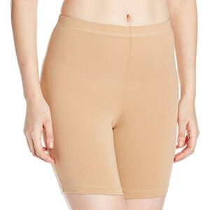 Bollar Cotton Casual Beige Solid Cycling Shorts