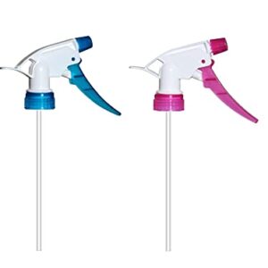 ALTRUIST Plastic Trigger Spray Bottle Nozzle Head, Sprayer for Bottle for Home, Salon and Office Purpose, Fits on Every Bottle (Multicolor) Pack of 2