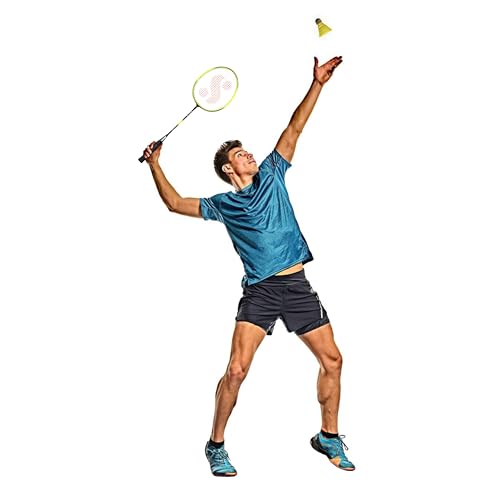 Silver's Aluminium Micro Badminton Kit (2 Racquets with Full Cover, 1 Box Shuttlecock Pack of 3) Black, Aluminium, Micro Combo 2 with Nylon Shuttle, Yellow/Black - Image 5