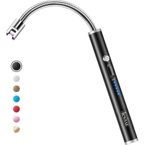 Desi BAE Electric Lighter for Candles Rechargeable Electric Gas Lighter for Kitchen Plasma Lighter Flameless Windproof USB Lighter 360° Flexible Neck Arc Lighter for Diwali Fireworks (2)