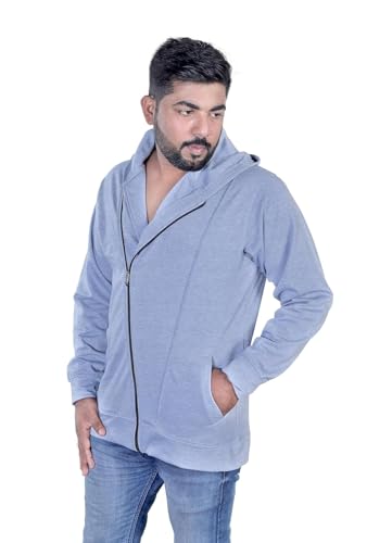 FASHION GALLERY Casual Men's Jacket | Trendy Full Sleeve | GREY-M - Image 3