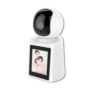OneXsale 1080P WiFi Smart Indoor CCTV Camera with Display | Video Calling, Night Vision, Motion Detection & Two-Way Audio | Remote Monitoring for Home & Office