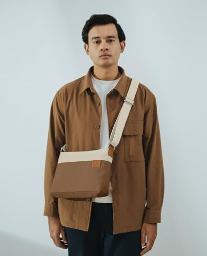 DailyObjects Unisex All Sunday Sling Crossbody Bag| Premium-Quality Solid Canvas Purse With Slip Pockets| Ergonomic Design| Handcrafted| Adjustable Shoulder Strap| Men & Women Essentials | Multicolor - Image 3