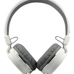JANROCK Wireless Bluetooth Headphones with Inbuilt Microphone and SD Card Slot Compatible with All Smartphone (white)