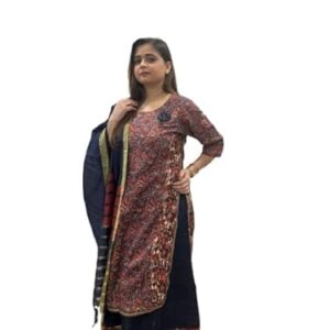 Elegant Stylish Designer Dress with Dupatta and Leggings Set, Modern Traditional Outfit for Women, Perfect for Parties and Festivals (IN, Alpha, M, Regular, multicolor)