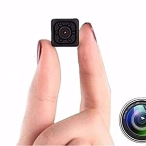 TECHNOVIEW 1080P Mini Spy Camera with Low Light Vision, Vidio Audio Recording, for Home Indoor Outdoor Security (Red)