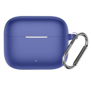 Cocoonkart Soft Silicone Case Cover for Oppo Enco Buds 3 Pro (2025) -Blue