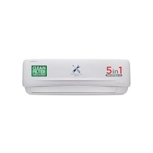 Lloyd 1.5 Ton 3 Star Inverter Split AC (5 in 1 Convertible, Anti Corrosion Coating, Copper, Anti-Viral+PM 2.5 Filter, 2024 Model, White with Chrome Deco Strip