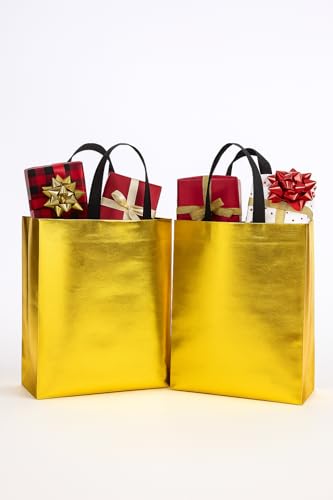 JOURNEY JOY TALL FABRIC GLOSSY MATTALIC GIFTING BAGS FOR WEDDING,SHAGUN,DIWALI,CEREMONY,MEHNDI (packof10) size-(LARGE TO XL)