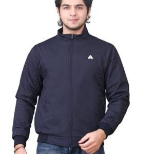 Jacket For Men Winter Wear Lightweight Jackets For Men Full Sleeve Winter Jacket (IN, Alpha, L, Regular, Blue)