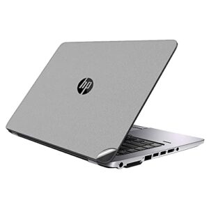 GADGETS WRAP Premium Vinyl Laptop Decal Top Only Compatible with HP Elitebook 820 G1 - Silver Glitter
