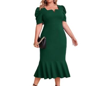 PristiveFashionHub Women's Dresses for Women || Western Dresses for Women || Dress for Women || Dresses (Large, Green)