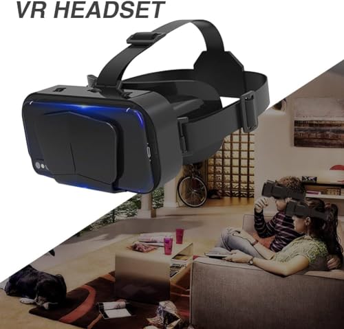 Drumstone (๐๐ ๐๐๐๐ซ๐ฌ ๐๐๐ซ๐ซ๐๐ง๐ญ๐ฒ) Virtual Reality VR Headset with 3D Glasses & VR Controller โ Immersive Gaming, Movies & TV Experience | Adjustable Lens, Universal Compatibility - Image 2