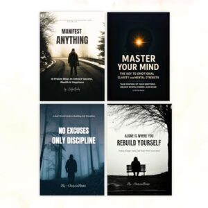 Self Help Books Combo Offer | Self Help Books Combo Set of 4 | Manifestation, Discipline, Mindset & Personal Growth Collection"