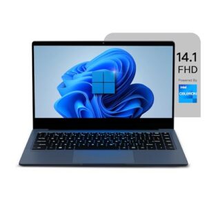 Neopticon BrowseBook 14.1" FHD IPS Laptop | Best Student & Office Work Laptop | Celeron N4020 | 8GB RAM | 256GB SSD | Windows 11 | 38Wh | 1.3kg | Grey